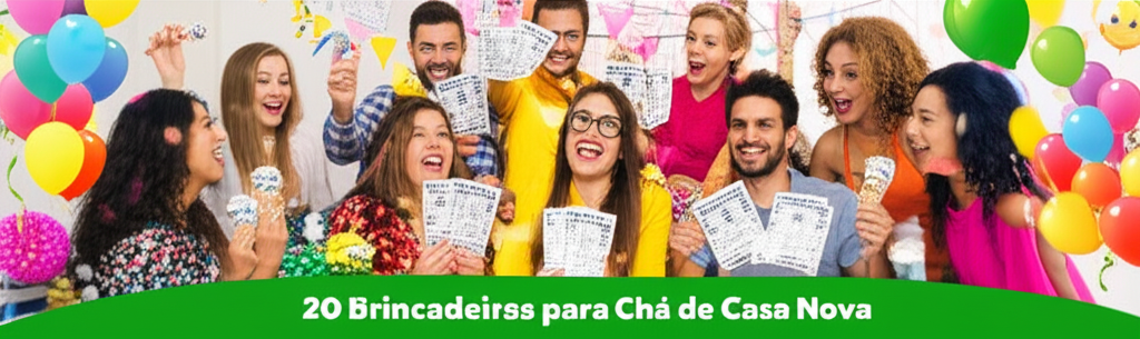 20 Brincadeiras para Chá de Casa Nova (Divertidas, Simples e para Todos!)