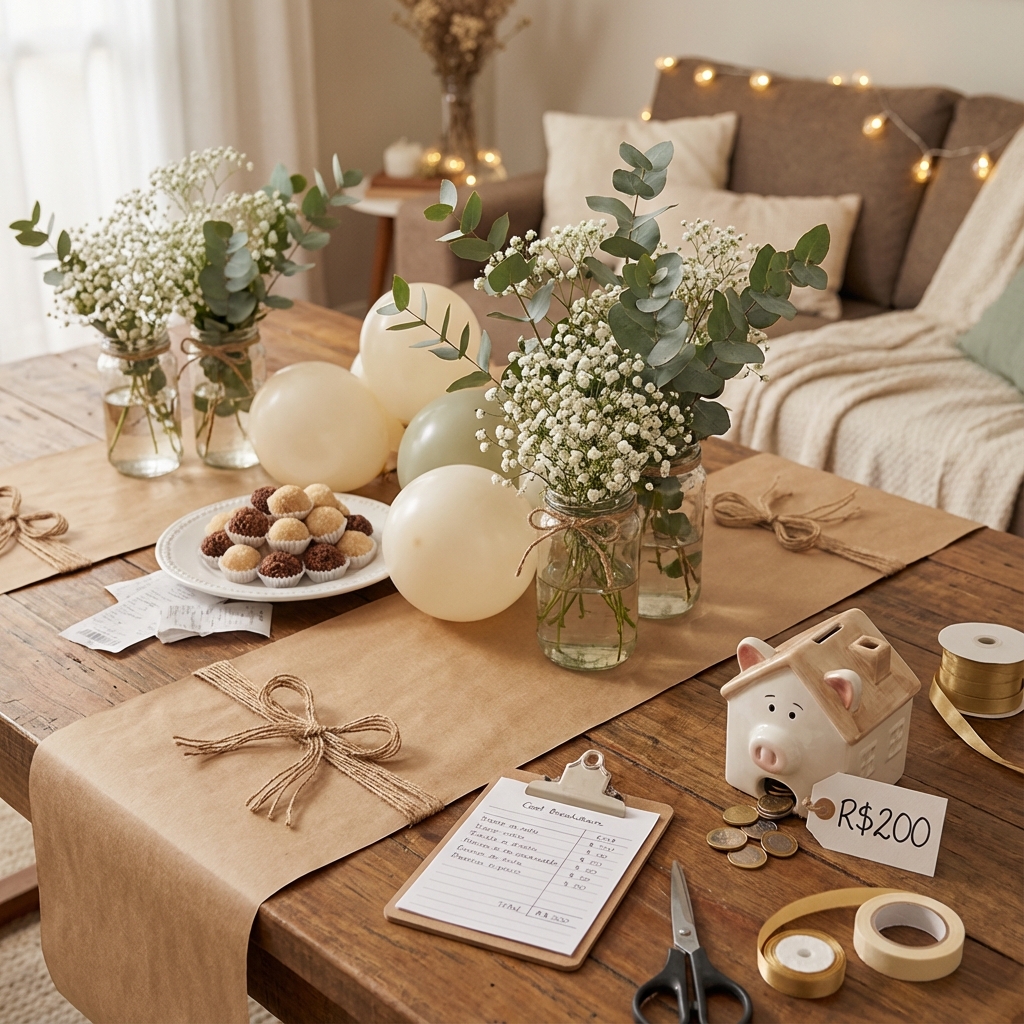 Chá de Casa Nova Simples: Como Fazer Gastando Menos de R$ 200