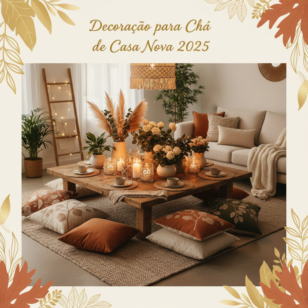 Decoração para Chá de Casa Nova 2025: Tendências e Ideias Criativas