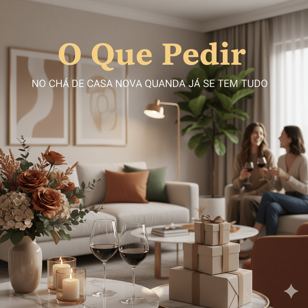 O Que Pedir no Chá de Casa Nova Quando Já Se Tem Tudo: 25+ Ideias Criativas